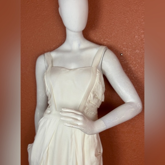 BCBGeneration Cream Mini Dress Size 10 - Picture 4 of 12